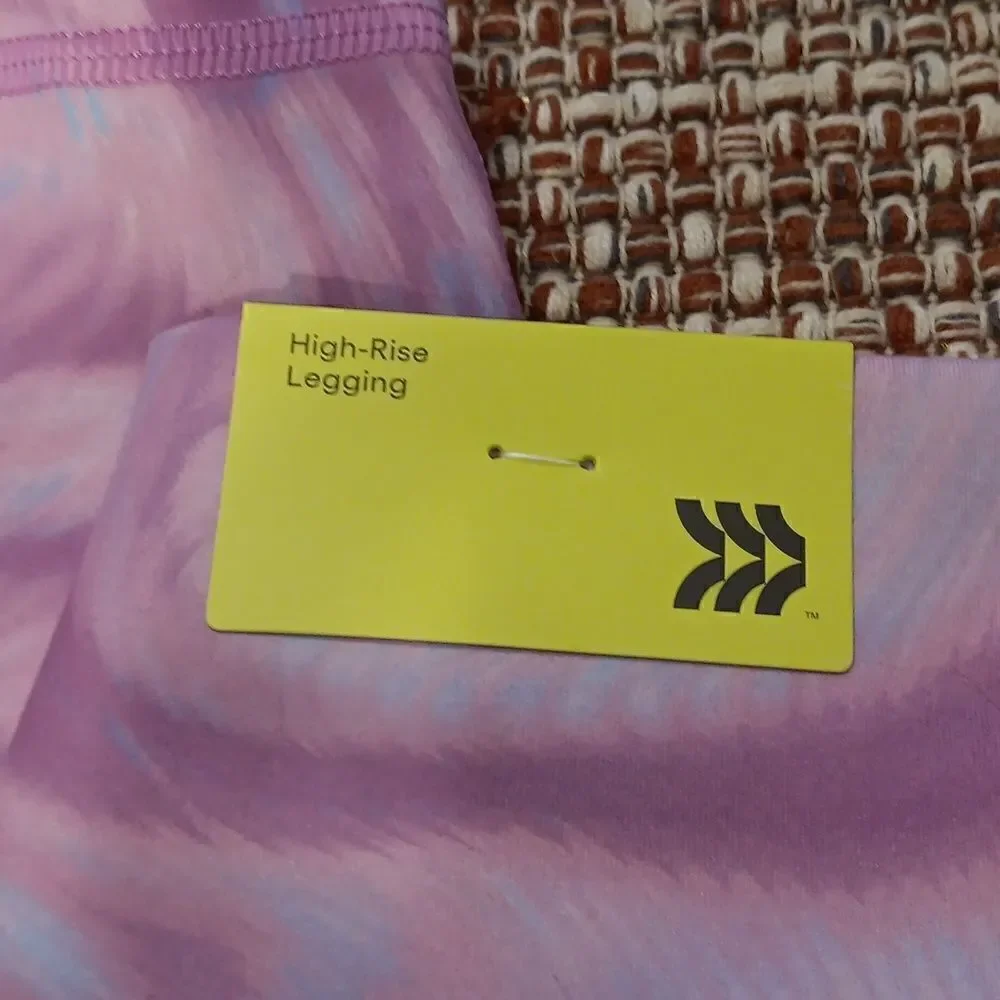 2 PAIRS All In Motion High Rise Girls Leggings New With Tags